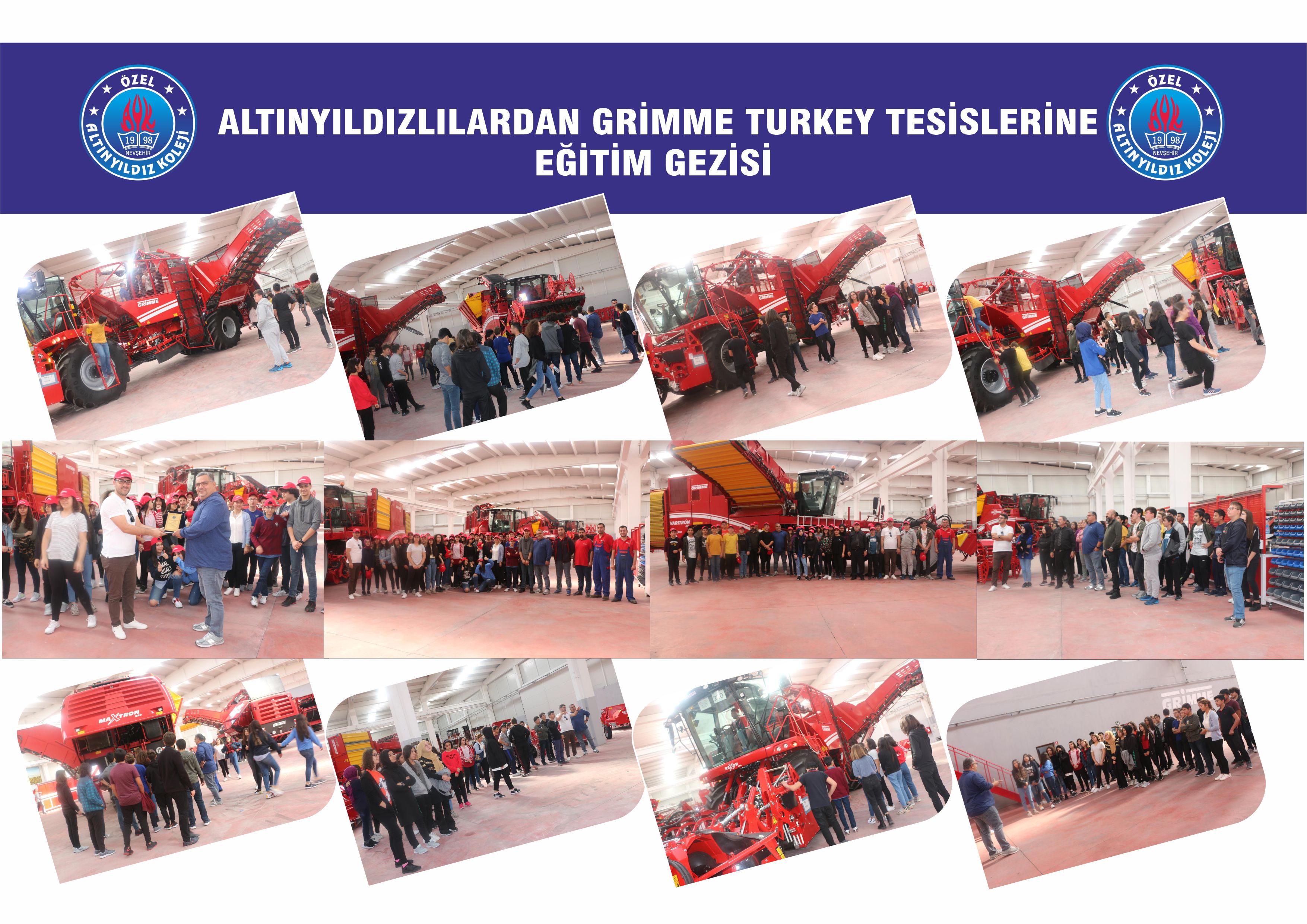 Altınyıldızlılardan Grimme Turkey tesislerine  Eğitim gezisi
