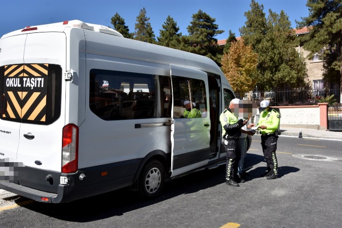 Nevşehir’de 8 öğrenci servisine ceza yazıldı