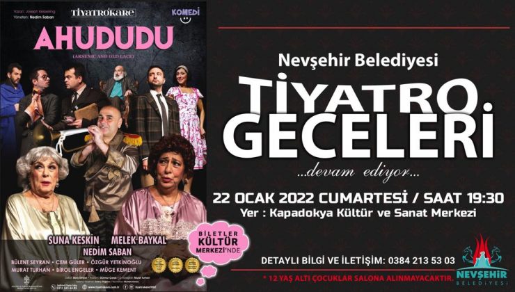 Nevşehirde tiyatro şöleni sürüyor