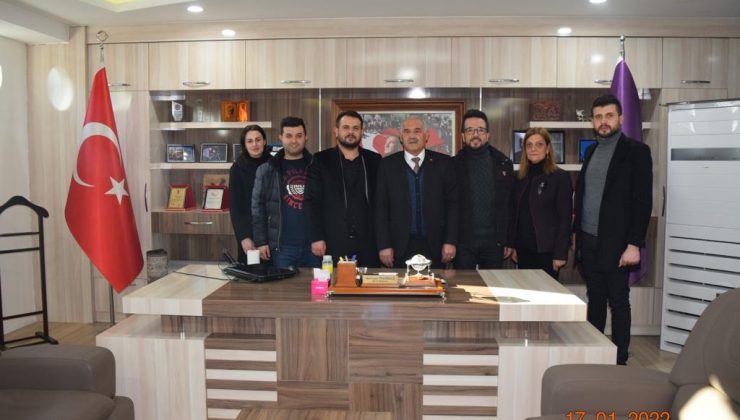 Berber odası yeni yönetiminden Pınarbaşı’ya ziyaret