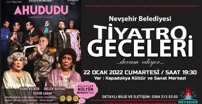 “Ahududu” adlı tiyatro oyunu için biletler satışa çıktı
