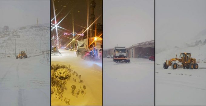 Nevşehir’de Kar Yağışı Etkili oluyor