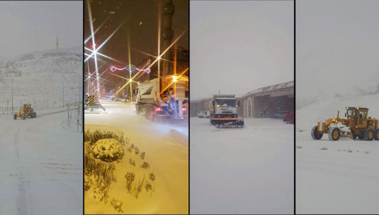 Nevşehir’de Kar Yağışı Etkili oluyor