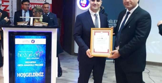 Türk Patent ve Marka Kurumundan NEVÜ’ye en çok patent başvurusu yapan kurum ödülü