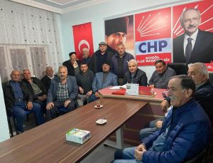 CHP İl Başkanı ve yönetimi Acıgöl teşkilatının konuğuydu