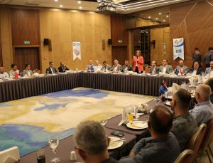 NEVÜ Rektörü Aktekin “Bims Blok ve Pomza Sektör Buluşmaları” Toplantısına Katıldı