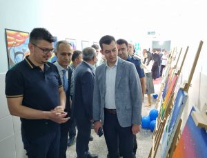 Başkan Kabukçuoğlu sergi açılışındaydı