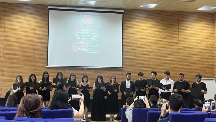 Müzik Eğitimi Anabilim Dalı’ndan Yıl Sonu Konseri