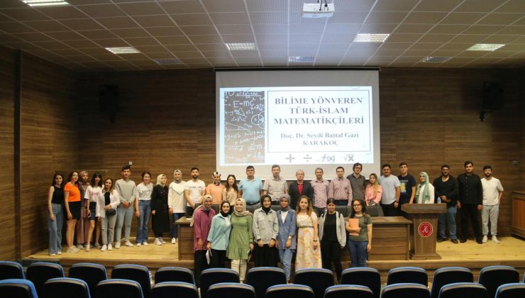 “Bilime Yön Veren Türk-İslam Matematikçileri” semineri