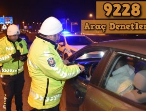 1.786 araç sürücüsüne cezai işlem uygulandı