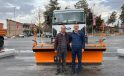 Hacıbektaş Belediyesine yeni kar küreme aracı