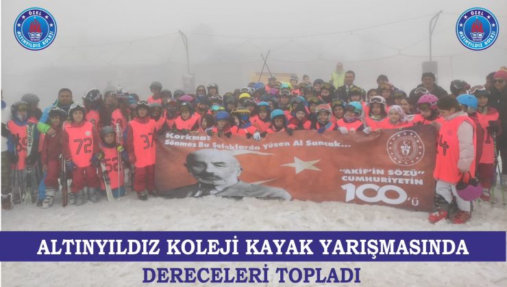 Altınyıldız Koleji Kayak Yarışmasında Dereceleri Topladı