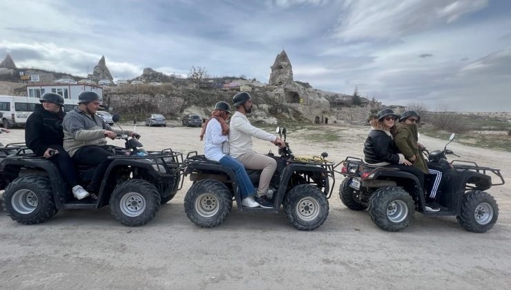 Depremzede gençler ATV turları ile Kapadokya’yı keşfetti