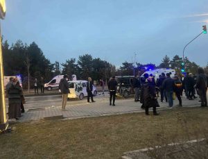 Nevşehir’de fireni patlayan kamyon araçlara çarptı: 6 yaralı
