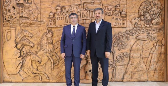 Eğitim-Bir-Sen Nevşehir Şube Başkanı Öcal’dan NEVÜ Rektörü Aktekin’e Ziyaret