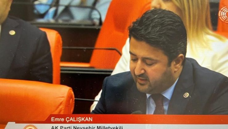Milletvekili Çalışkan, Nevşehir turizmini meclise taşıdı