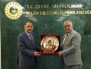 Başkan Eren Bakan Özhaseki’yi ziyaret etti