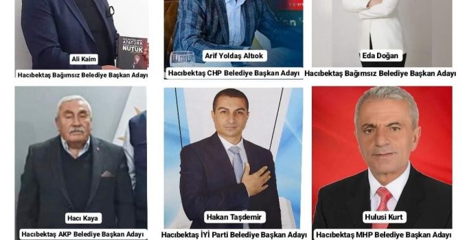 Hacıbektaş’ın Belediye Başkan Adayları