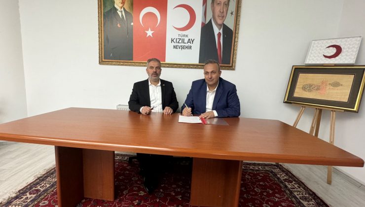 Kızılay Nevşehir ile Vakıflar Genel Müdürlüğü Protokol Yaptı