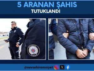 Aranan 5 Şahıs Tutuklandı