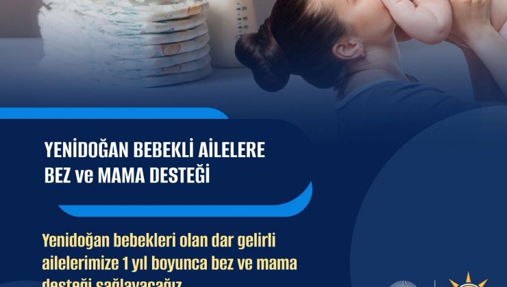 Ak Parti Adayı Savran’dan Yenidoğan Bebekli Ailelere Bez Ve Mama Desteği Sözü