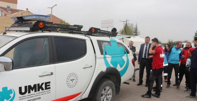 Nevşehir UMKE’den Mobil Sahra Acil Müdahale Çadırı Kurulum Tatbikatı