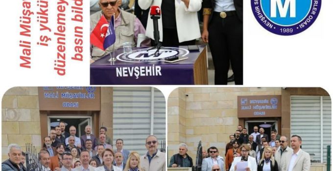 Nevşehir Muhasebeciler Odası’ndan basın açıklaması