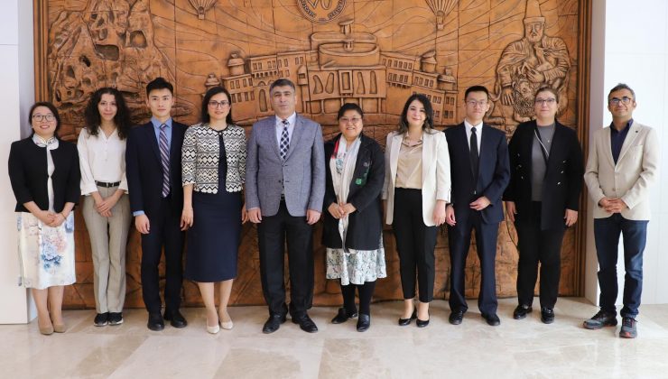 Çin Halk Cumhuriyeti Ankara Büyükelçiliği Kültür Müsteşarı Meijen’den ziyaret