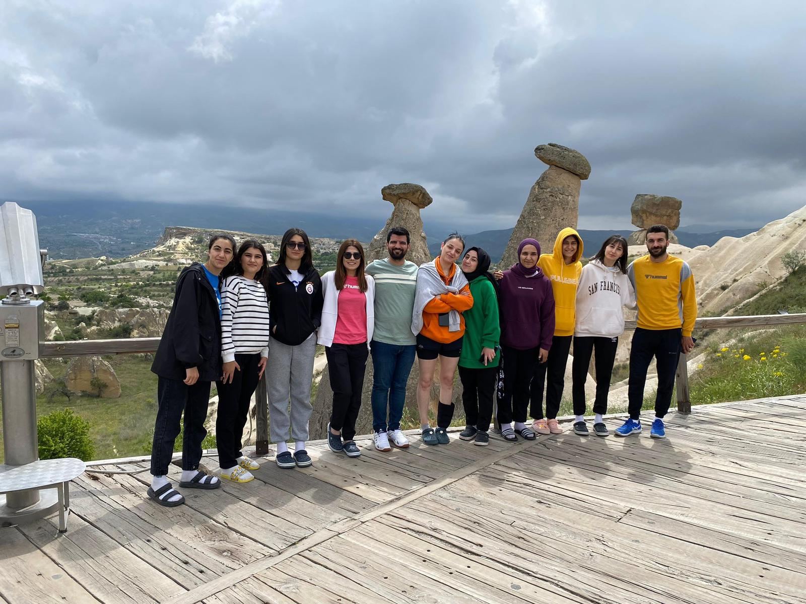 Muş’lu öğrenciler Kapadokya’yı gezdi