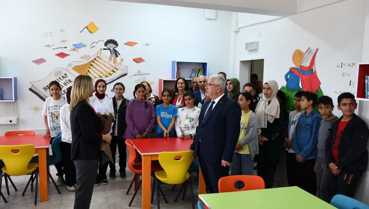 Sulusaray İmam Hatip Ortaokulunun Yeni Kütüphanesinin Açılışı Yapıldı