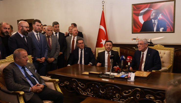 İyi Parti Genel Başkanı Müsavat Dervişoğlu’ndan Başkan Rasim Arı’ya Ziyaret