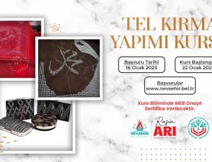 KAPEM’de Tel Kırma Yapımı Kursu Açılacak