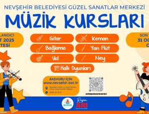 Güzel Sanatlar Merkezi’nde Müzik Kursları Başlıyor
