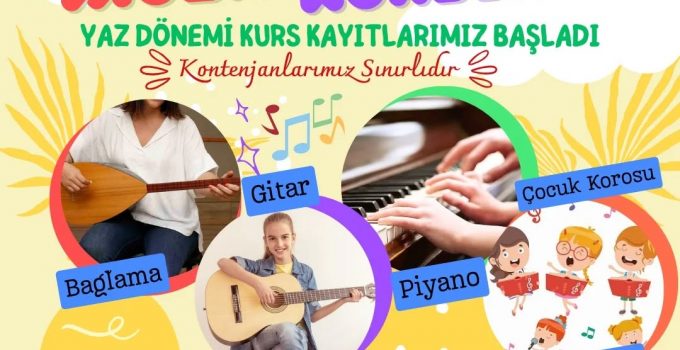 Avanos Belediyesinden Çocuklara Özel Yaz Kursu