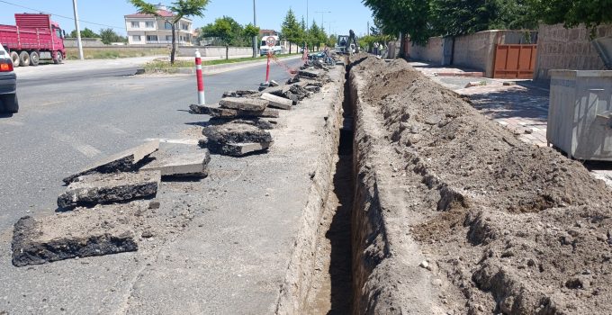 Derinkuyu’da Doğalgaz Çalışmaları Başladı