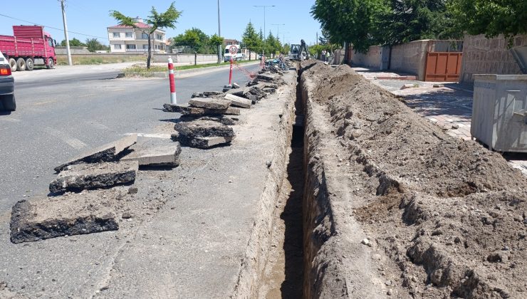 Derinkuyu’da Doğalgaz Çalışmaları Başladı