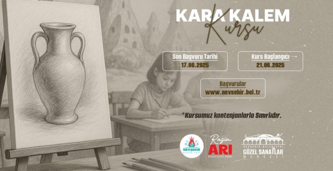 Güzel Sanatlar Merkezi’nde Müzik ve Kara Kalem Kursları Başlıyor