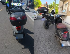 11 Motosiklet Trafikten Men Edildi