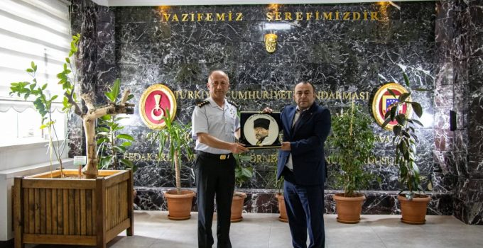 Başkan Taner İnce’den İl Jandarma Komutanı Öksüz’e Ziyaret