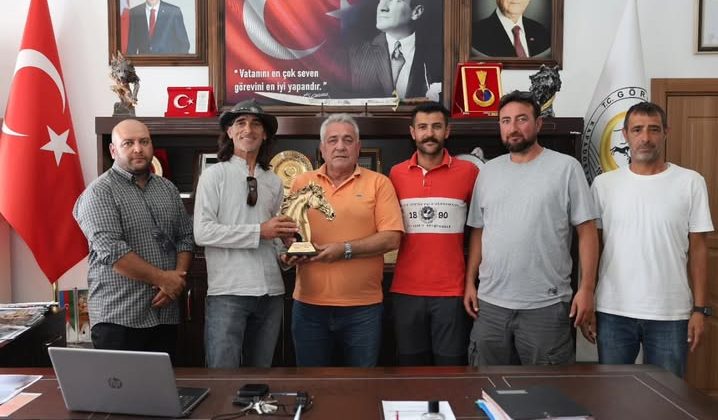 Kapadokya Atçılık Kültür Derneği’nden Başkan Ömer Eren’e Teşekkür Ziyareti