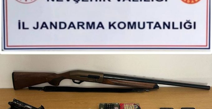 Nevşehir’de Ruhsatsız Silah Operasyonu