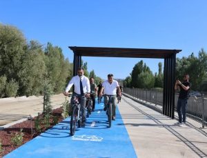 Ürgüp’te Bisiklet ve Yürüyüş Yolu Hizmete Açıldı