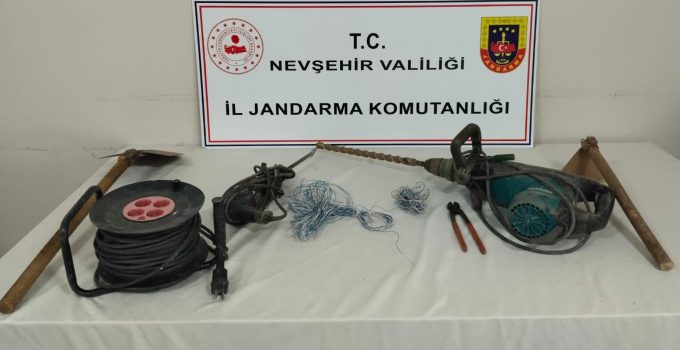 Drone Denetiminde Kaçak Kazı Ortaya Çıktı: 5 Gözaltı