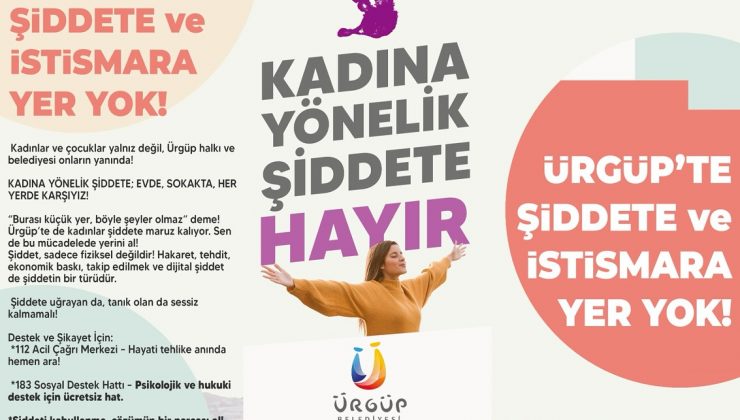 Ürgüp Belediyesi’nden Kadına Yönelik Şiddet ve Bağımlılıkla Mücadele Seminerleri