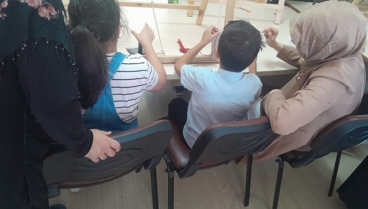 Çocukları Halı Dokuma Atölyesi’nde Ağırladık