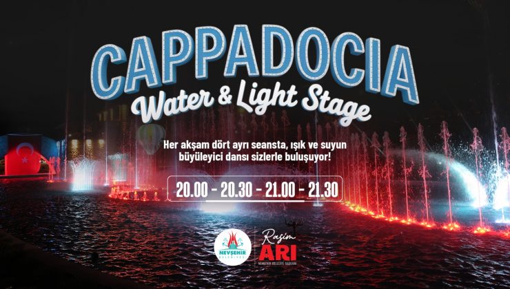Nevşehir Belediyesi Gösteri Havuzu 4 Seans Sizi Bekliyor