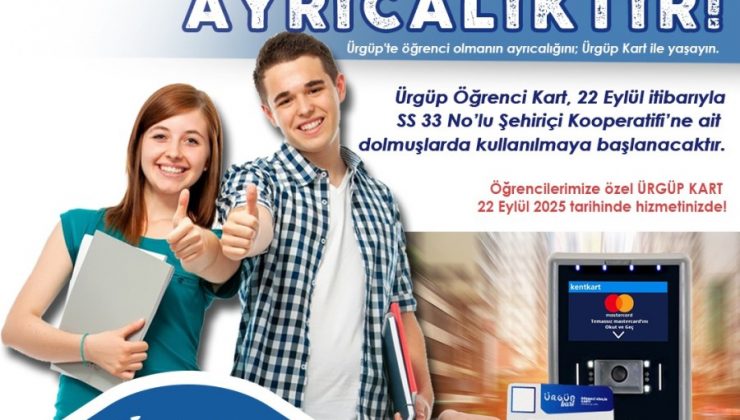 Ürgüp Belediyesi Gençler İçin Ürgüp Kart Uygulamasını Genişletti