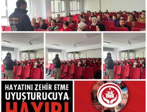 Emniyetten Narkotik Bilgilendirme Çalışması