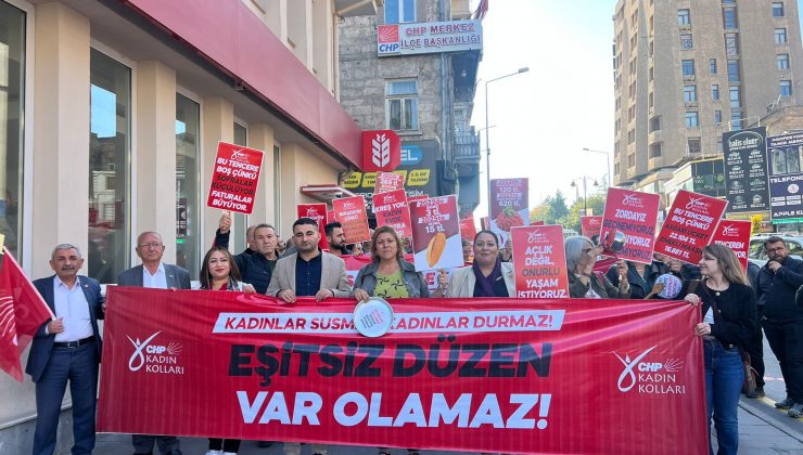 CHP’li Kadınlardan Yoksulluğa Karşı Tencere Sesli Yürüyüş