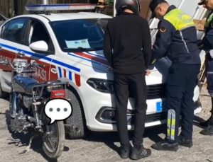  Akrobatik Hareketler Yapan Motosiklet Sürücüsüne Ceza